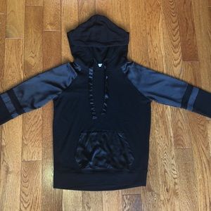 Black garage hoodie